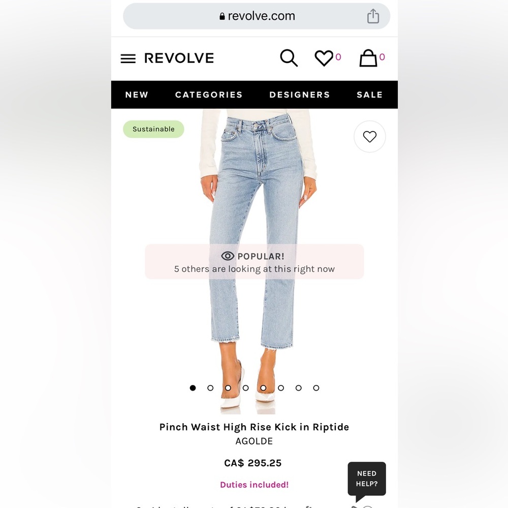 Agolde Pinch Waist Jeans